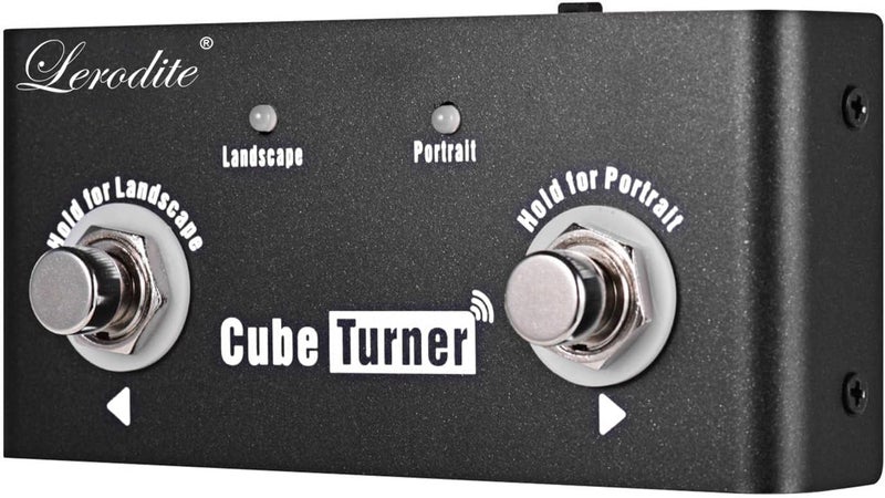 Lerodite Page Pedal Turner, External Pedal Controller,Music Score Control the Turning Function Page Up Page Down for Guitar Effect Pedal,Tablet,Mobile Phone - Image 1